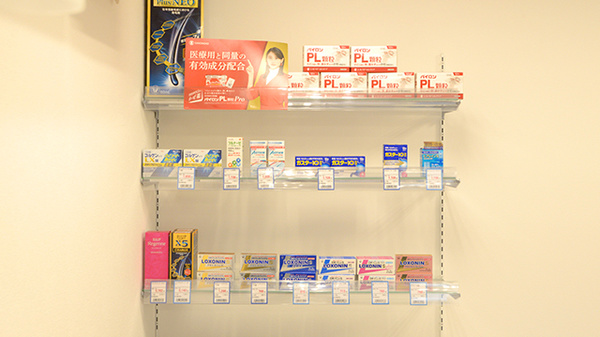 クオール薬局知多日長台店の一般医薬品