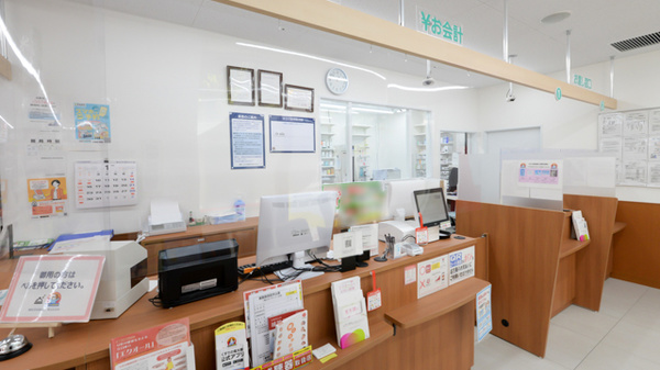 薬局くすりの福太郎東五反田店の受付/カウンター