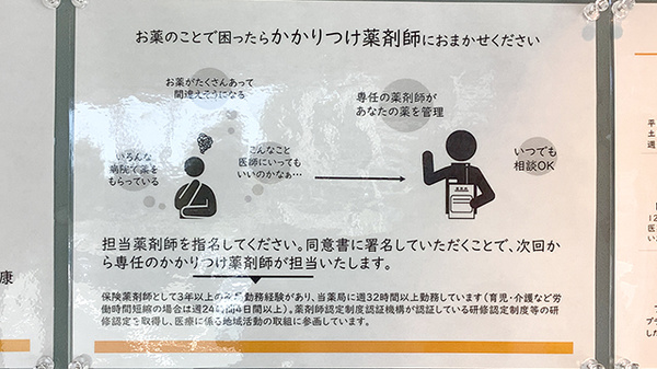 かかりつけ薬局対応