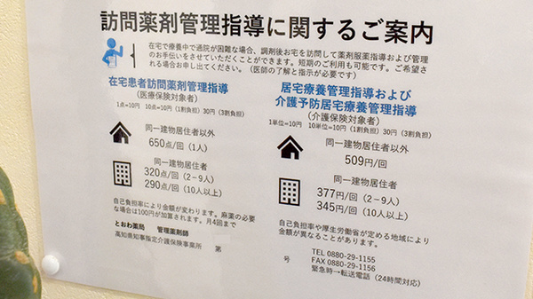 とおわ薬局の在宅対応
