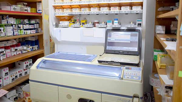 うわじま薬局の調剤器具