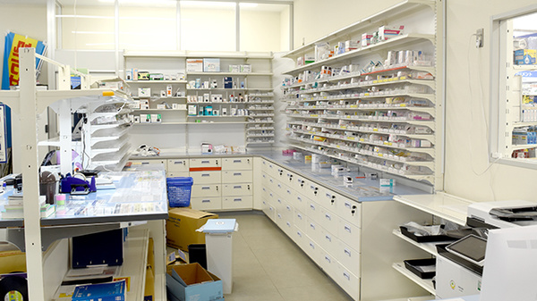 マルエ薬局高崎棟高バイパス店の調剤室