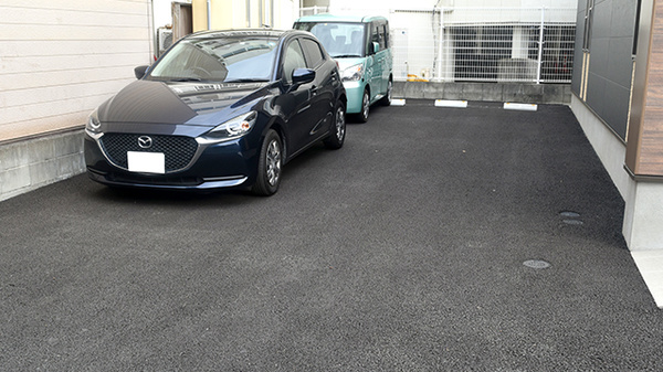 こくぶ薬局の駐車場