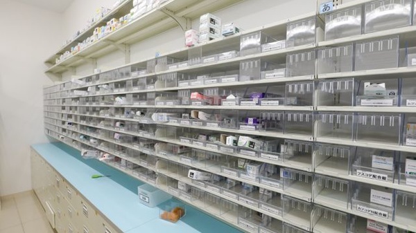 スギ薬局 鳳東町店の薬棚