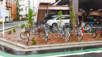 スギ薬局 お花茶屋店の駐輪場