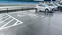 つくし薬局かづの店の駐車場