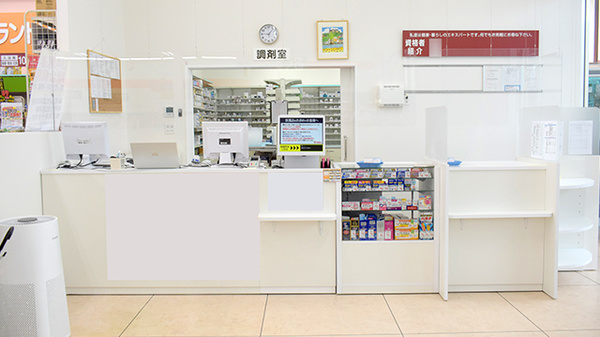 ププレひまわり薬局尾道西店の受付/カウンター