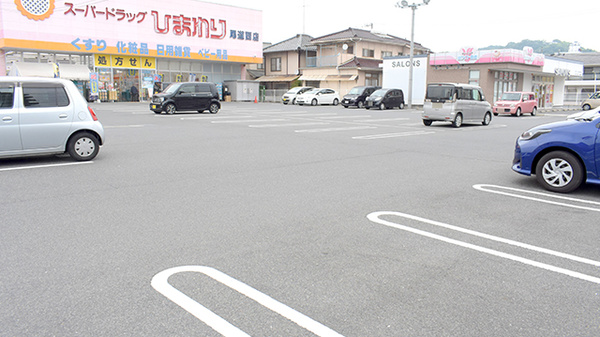 ププレひまわり薬局尾道西店の駐車場