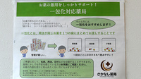 さかなし薬局須恵店の一包化対応