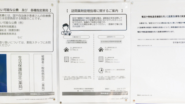 調剤薬局ツルハドラッグ本荘店の在宅対応