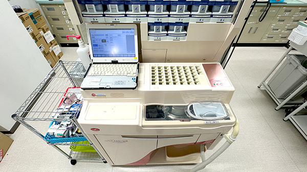 ナカジマ薬局オンライン調剤センターの調剤器具