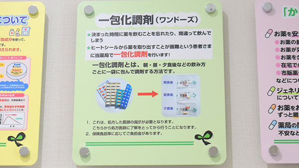 ミント薬局 下祇園店の一包化対応