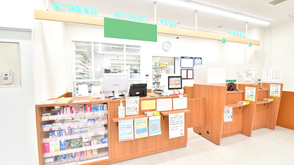 薬局くすりの福太郎森下１丁目店の受付/カウンター