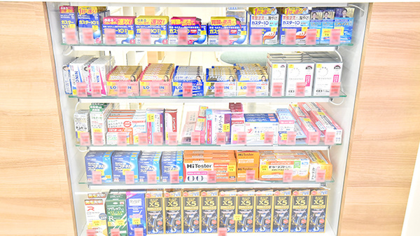 調剤薬局ツルハドラッグ鳥飼店の一般医薬品