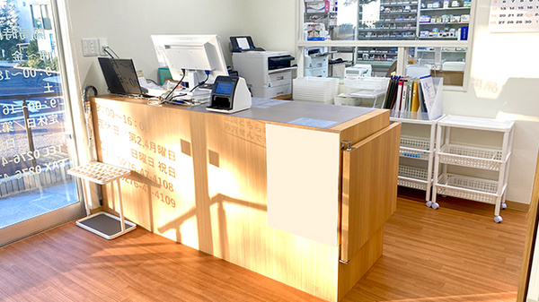 まごころ薬局 館林インター店の受付/カウンター