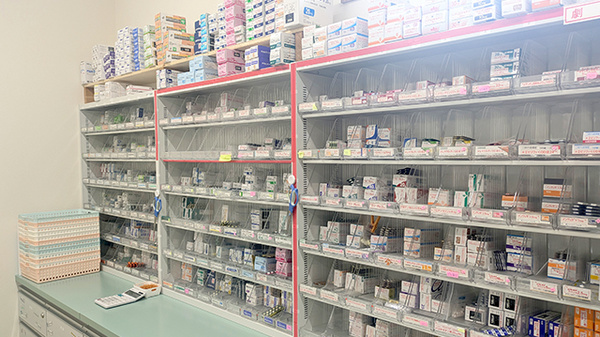 大洋薬局 磯ヶ谷店の薬棚
