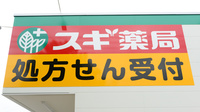 スギ薬局 富山大泉店の看板