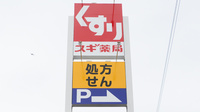 スギ薬局 奈良桜井東店の看板