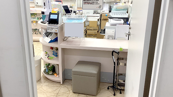 稲垣薬局 霞が関店の受付/カウンター