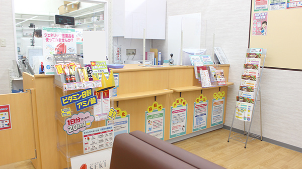 セキ薬局　清門町店の受付/カウンター