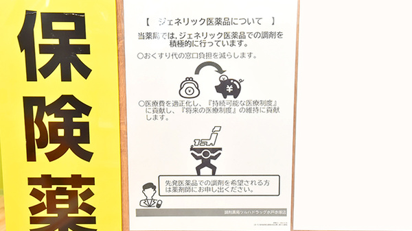 調剤薬局ツルハドラッグ水戸赤塚店のジェネリック対応