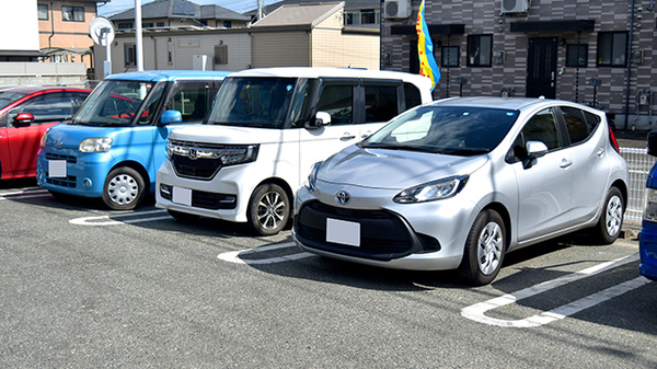 ウエルシアプラス薬局　熊本島町店の駐車場