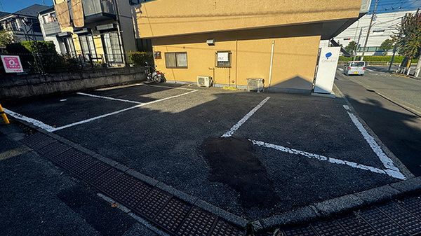 たなべ薬局の駐車場