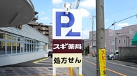 スギ薬局　醍醐石田店の看板