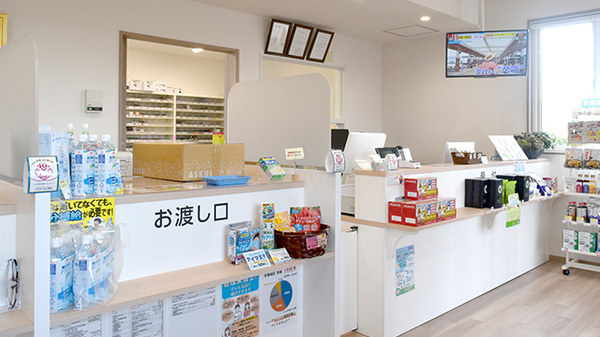 まつもと薬局　めむろ店の受付/カウンター