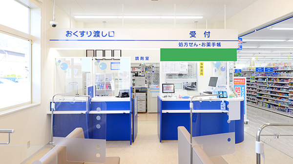 ウェルネス薬局　出雲大社店の受付/カウンター