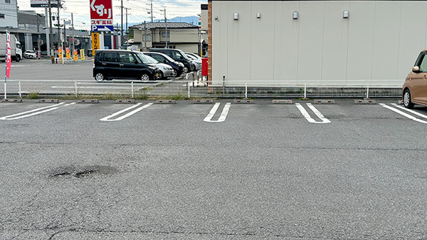 クスリのサンロード薬局　郷田店の駐車場