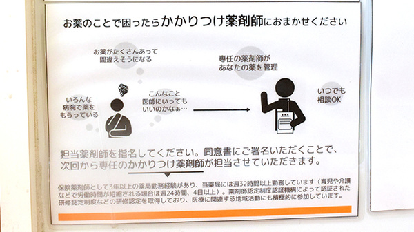 かかりつけ薬局対応