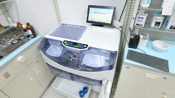調剤薬局ツルハドラッグいわき泉店の調剤器具