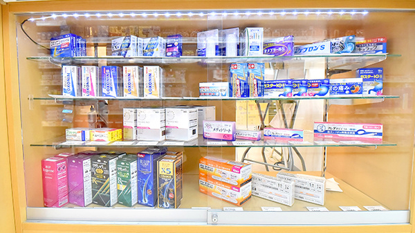 調剤薬局ツルハドラッグ滝の水店の一般医薬品