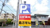 スギ薬局 立川栄町店の看板