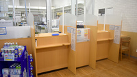 ウエルシアプラス薬局　朝倉甘木駅前店の受付/カウンター