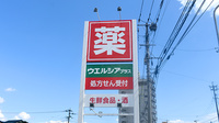 ウエルシアプラス薬局　朝倉甘木駅前店の看板