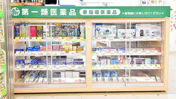 スギ薬局 岡谷南店の一般医薬品