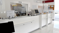ププレひまわり薬局宮浦店の受付/カウンター