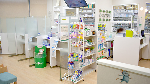 そうごう薬局 メラード大和田店の受付/カウンター