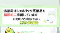 たんぽぽ薬局　浜松医療センター店のジェネリック対応