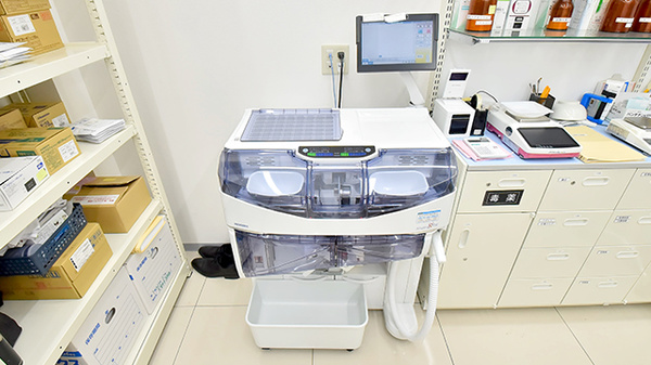 調剤薬局ツルハドラッグ大野木店の調剤器具