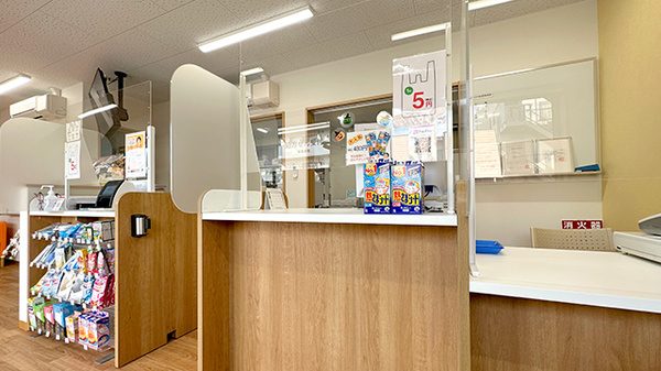 ウイン薬局高崎昭和町店の受付/カウンター