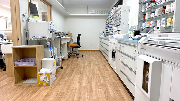 ウイン薬局高崎昭和町店の調剤室