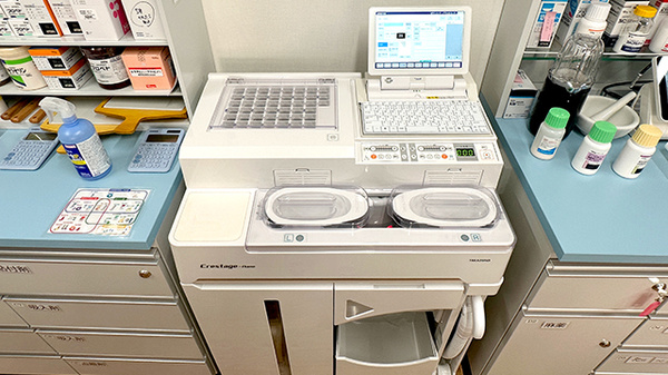 ウイン薬局高崎昭和町店の調剤器具