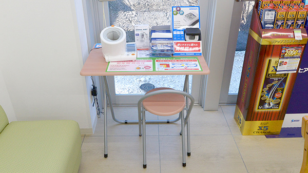 スギ薬局 尾張旭中央店の血圧計