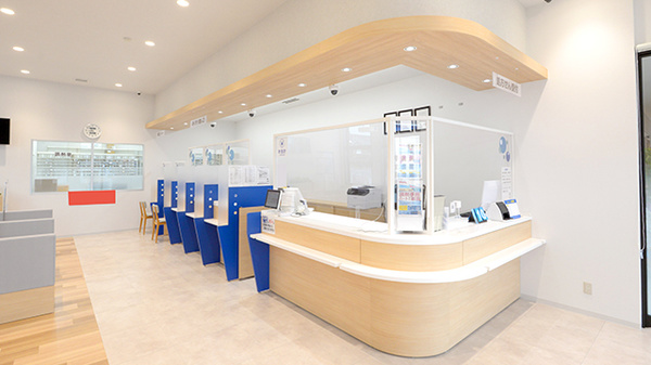 ウォンツ薬局吉島西1丁目店の受付/カウンター