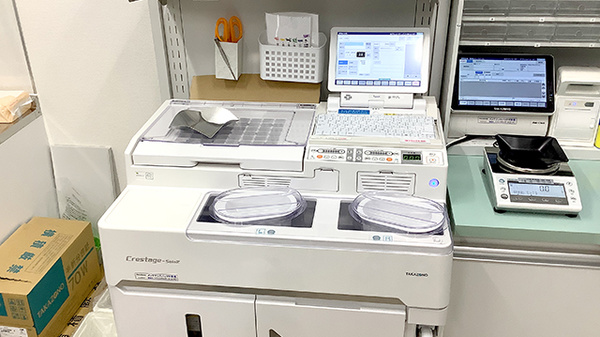 酒田駅前調剤薬局の調剤器具