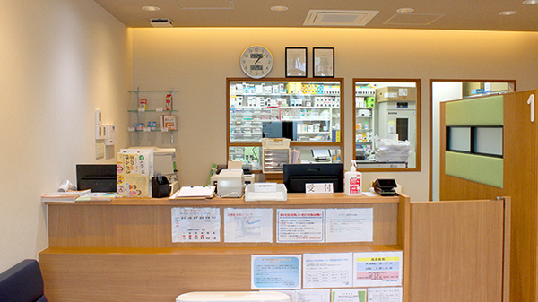 プラザ薬局 宮田町北店の受付/カウンター
