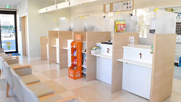 たんぽぽ薬局　静岡厚生病院店の受付/カウンター